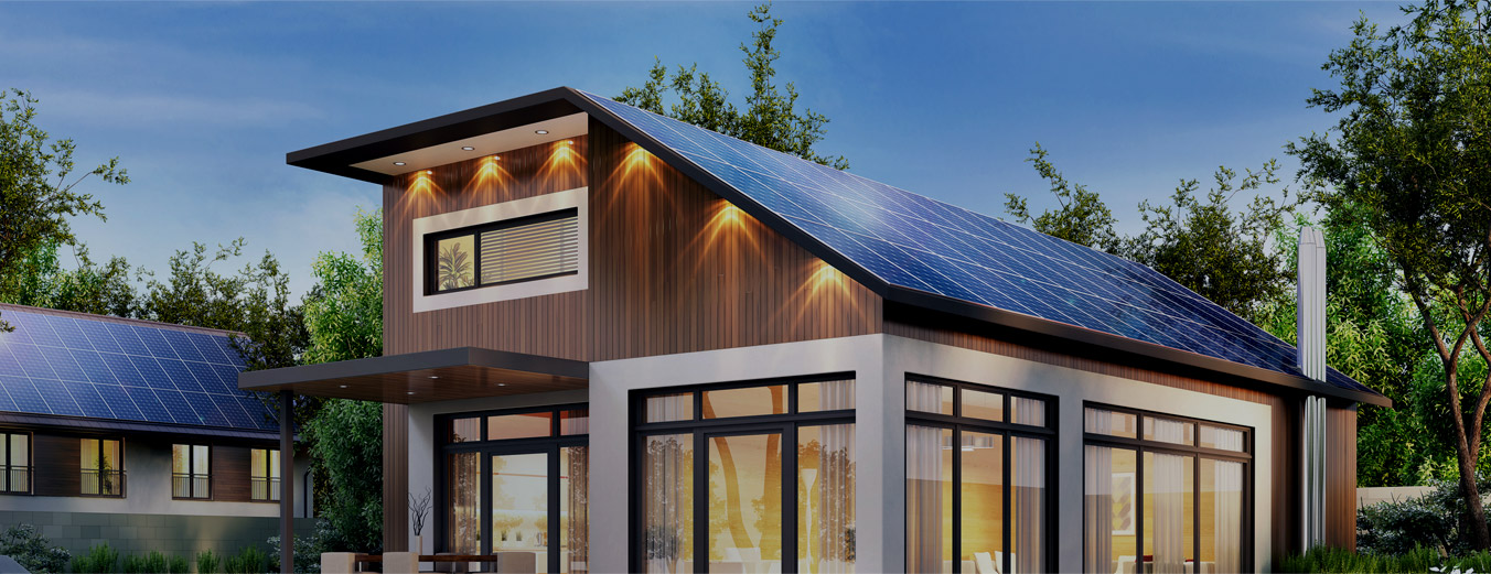 Residential Solar Rooftop Banner